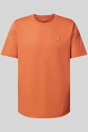 Knowledge Cotton Apparal T-Shirt mit Label-Patch in , Größe L