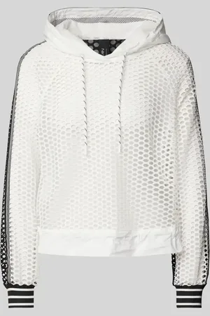Marc Cain Hoodie mit Lochmuster in , Größe 34