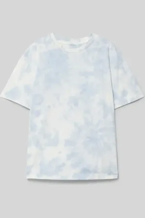 TOM TAILOR Oversized T-Shirt mit Batik-Muster in , Größe 164