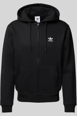 adidas Sweatjacke mit Label-Stitching in , Größe L