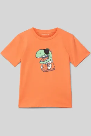 TOM TAILOR Regular Fit T-Shirt mit interaktivem Besatz in , Größe 116