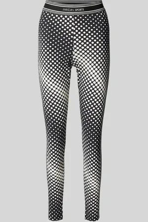 Marc Cain Skinny Fit Leggings mit elastischem Label-Bund in , Größe 34