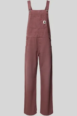 Carhartt Straight Leg Latzhose mit Label-Patch Modell 