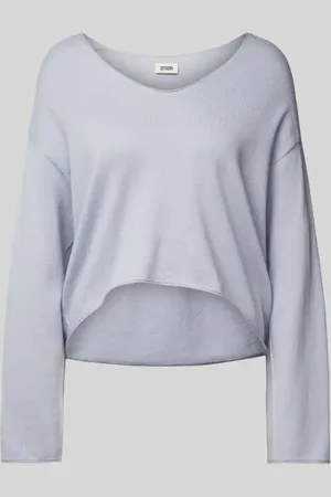 Drykorn Cropped Strickpullover mit U-Ausschnitt in , Größe XL