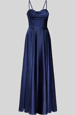 Mascara Abendkleid mit Wasserfall-Ausschnitt in , Größe 34