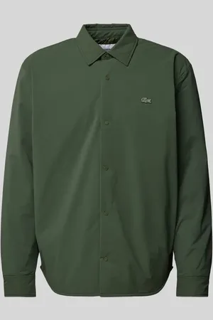 Lacoste Freizeithemd mit Label-Detail in , Größe 39