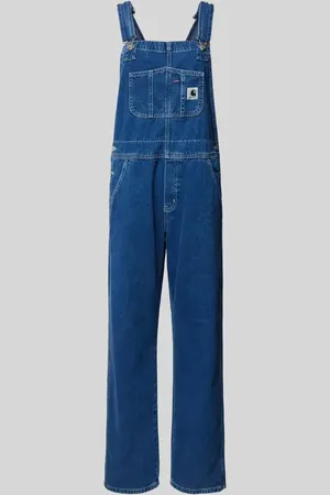 Carhartt Straight Leg Latzhose mit Label-Patch in , Größe M