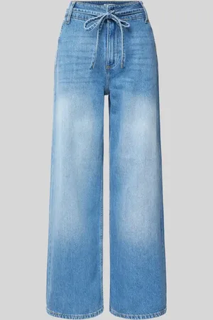 B YOUNG Baggy Fit Jeans mit Taillenband Modell 