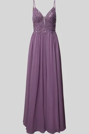 hey kyla Abendkleid mit Spitzen- und Paillettenbesatz in , Größe 32