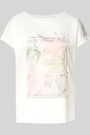 Christian Berg T-Shirt aus Viskose-Mix mit Rundhalsausschnitt in , Größe 36