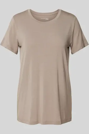 Schiesser T-Shirt mit geripptem Rundhalsausschnitt in , Größe 36