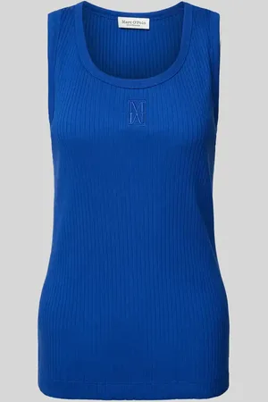 Marc O’ Polo Slim Fit Tank Top aus Baumwoll-Mix mit Logo-Stitching in , Größe L