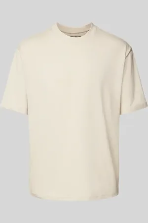 McNeal T-Shirt mit geripptem Rundhalsausschnitt in , Größe L