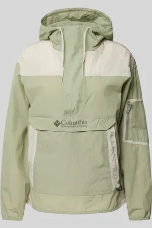 Columbia Windbreaker mit Label-Print Modell 