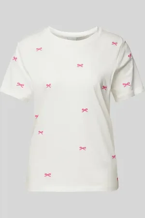 Ichi T-Shirt mit Motiv-Stitching Modell 