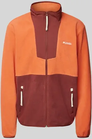 Columbia Fleecepullover mit Label-Patch Modell 