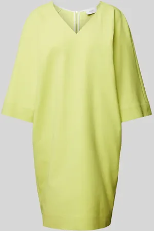 More Knielanges Kleid mit V-Ausschnitt in , Größe 34
