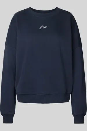 HUGO BOSS Sweatshirt mit Label-Stitching Modell 