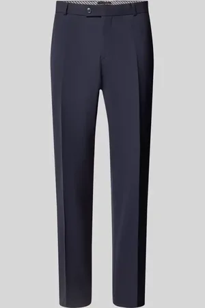 Bugatti Tapered Fit Anzughose aus Schurwoll-Mix in , Größe 26
