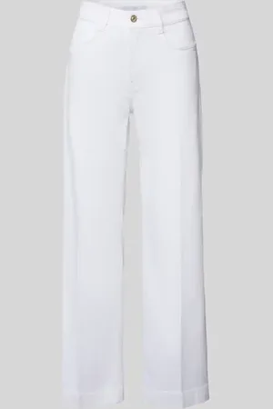 Mac Wide Leg Jeans im 5-Pocket-Design in , Größe 34/32