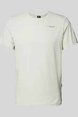 G-Star Slim Fit T-Shirt mit Label-Detail in , Größe L