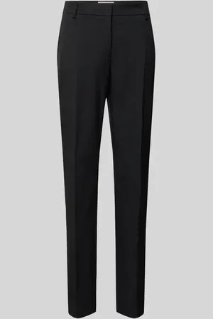 Christian Berg Slim Fit Stoffhose mit Bügelfalten in , Größe 38