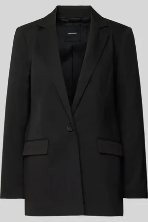 VERO MODA Relaxed Fit Longblazer aus Viskose-Mix Modell 