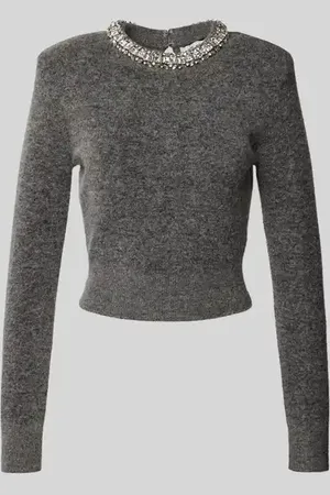 Self-Portrait Pullover in Strick-Optik in , Größe L