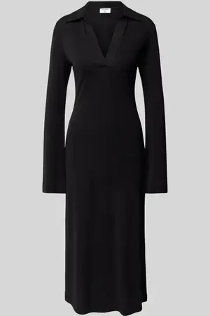Filippa K Midikleid mit V-Ausschnitt in , Größe L