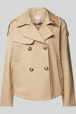 AMBER & JUNE Trenchcoat mit Leistentaschen in , Größe 34