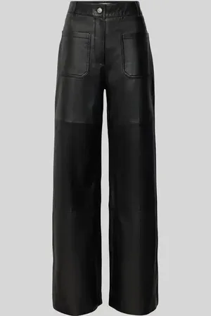Victoria Beckham Stoffhose in Leder-Optik in , Größe XS