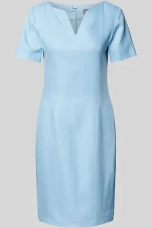 White Label Knielanges Kleid mit V-Ausschnitt in , Größe 36