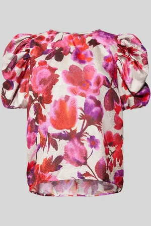 Essentiel Antwerp Regular Fit Blusenshirt mit Puffärmeln Modell 