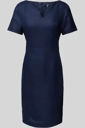 White Label Knielanges Kleid mit V-Ausschnitt in , Größe 38