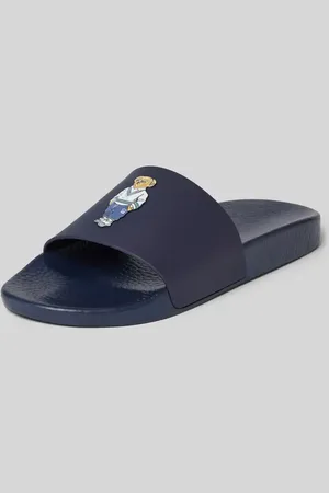 Ralph Lauren Slides mit Motiv-Patch in , Größe 41