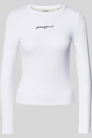 Guess Longsleeve mit Label-Stitching in , Größe L