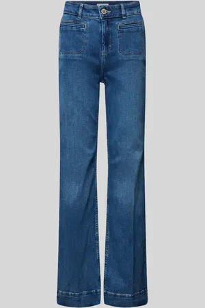 Christian Berg Wide Leg Jeans mit Leistentaschen in , Größe 34/28