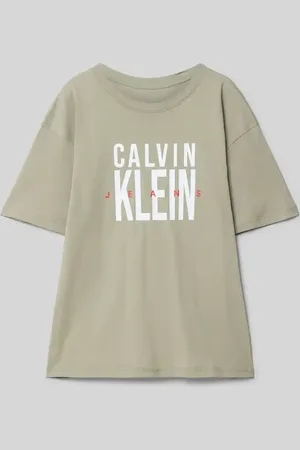 Calvin Klein T-Shirt mit Label-Print in , Größe 152