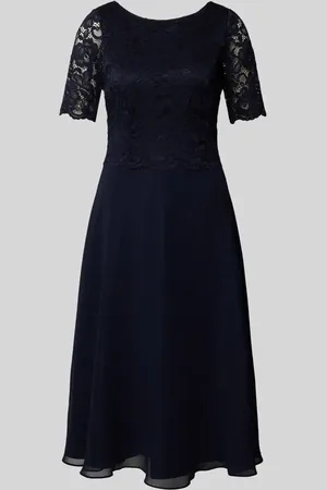 Vera Mont Cocktailkleid mit Spitzenbesatz in , Größe 36