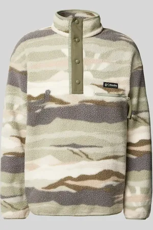 Columbia Teddyfellpullover mit Reißverschlusstasche Modell 