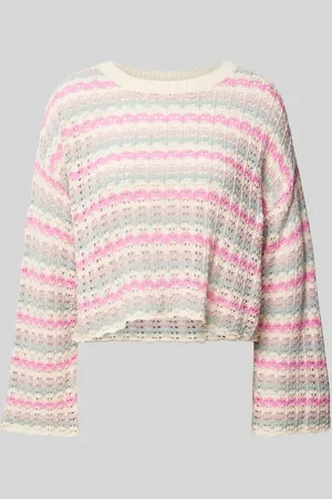 ONLY Relaxed Fit Strickpullover aus Baumwoll-Mix Modell 