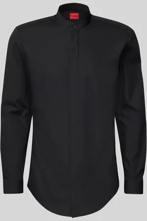 HUGO BOSS Slim Fit Businesshemd mit Stehkragen Modell 
