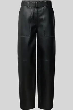 Joseph Regular Fit Stoffhose aus echtem Leder in , Größe 38