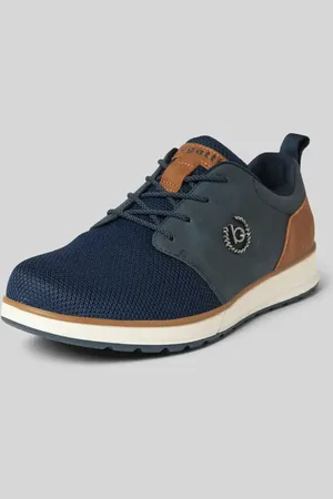 Bugatti Sneaker mit Logo-Applikation Modell 