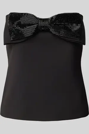 Self-Portrait Blusenshirt in Bandeau-Form in , Größe L
