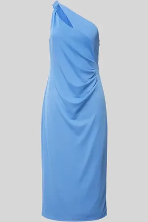Ralph Lauren Knielanges Cocktailkleid mit Knotendetail Modell 