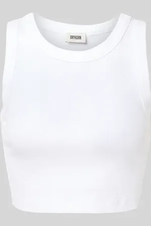 Drykorn Crop Top in Ripp-Optik Modell 