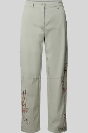 Cambio Tapered Fit Hose mit Motiv-Stitching Modell 