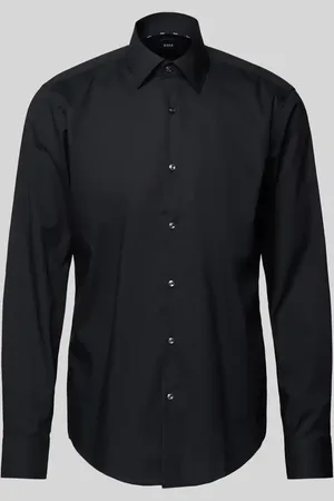 HUGO BOSS Slim Fit Businesshemd aus Popeline mit Stretch-Anteil in , Größe 40