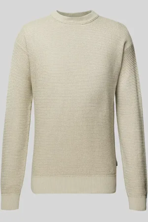 HUGO BOSS Strickpullover mit Rundhalsausschnitt Modell 